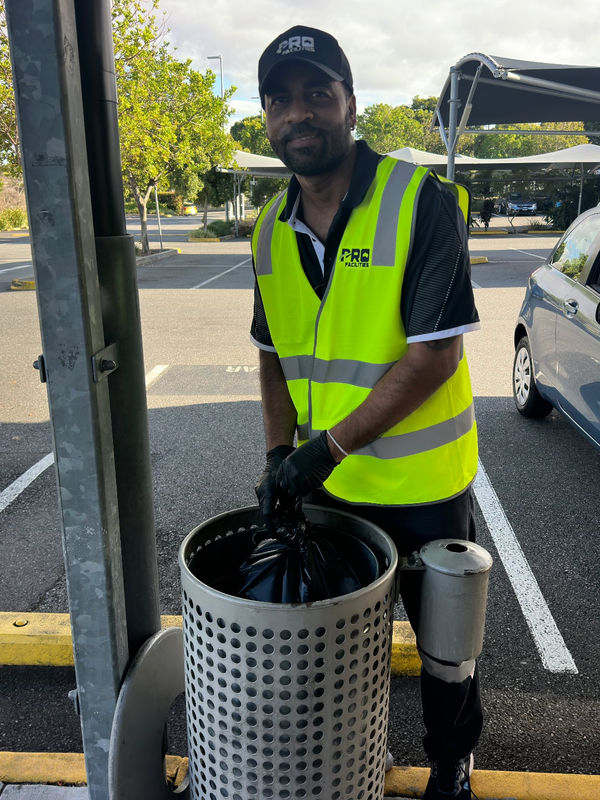 Pro Facilities team working onsite