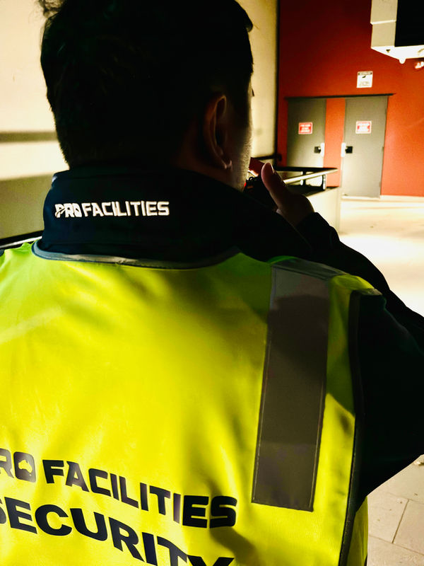 Pro Facilities team working onsite